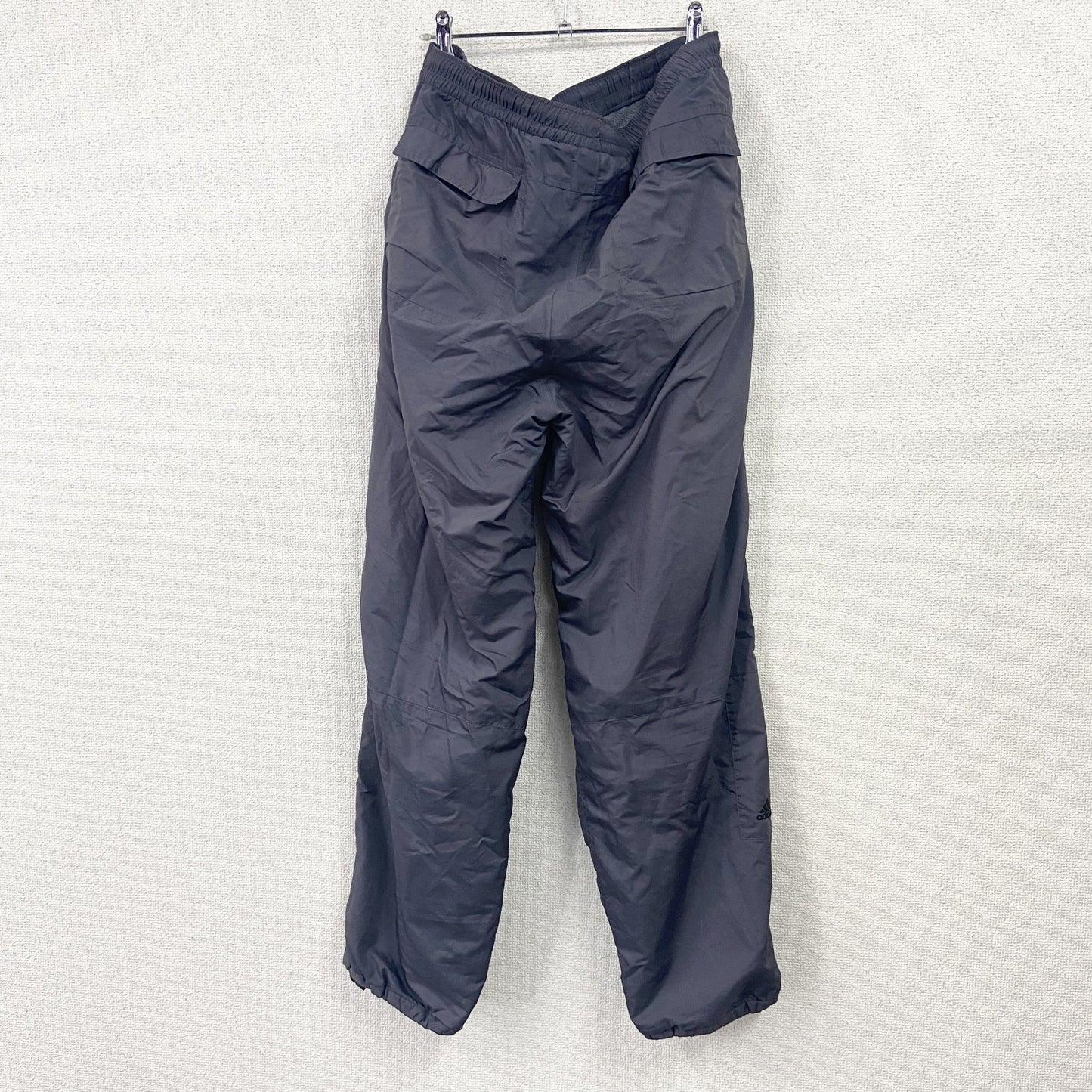 90s～　adidas　アディダス　CLIMA PROOF　トラックパンツ　ヴィンテージ　灰色　グレー　Oサイズ