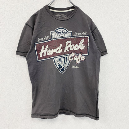 Hard Rock CAFE　ハードロックカフェ　半袖プリントTシャツ　茶色　ブラウン　Mサイズ