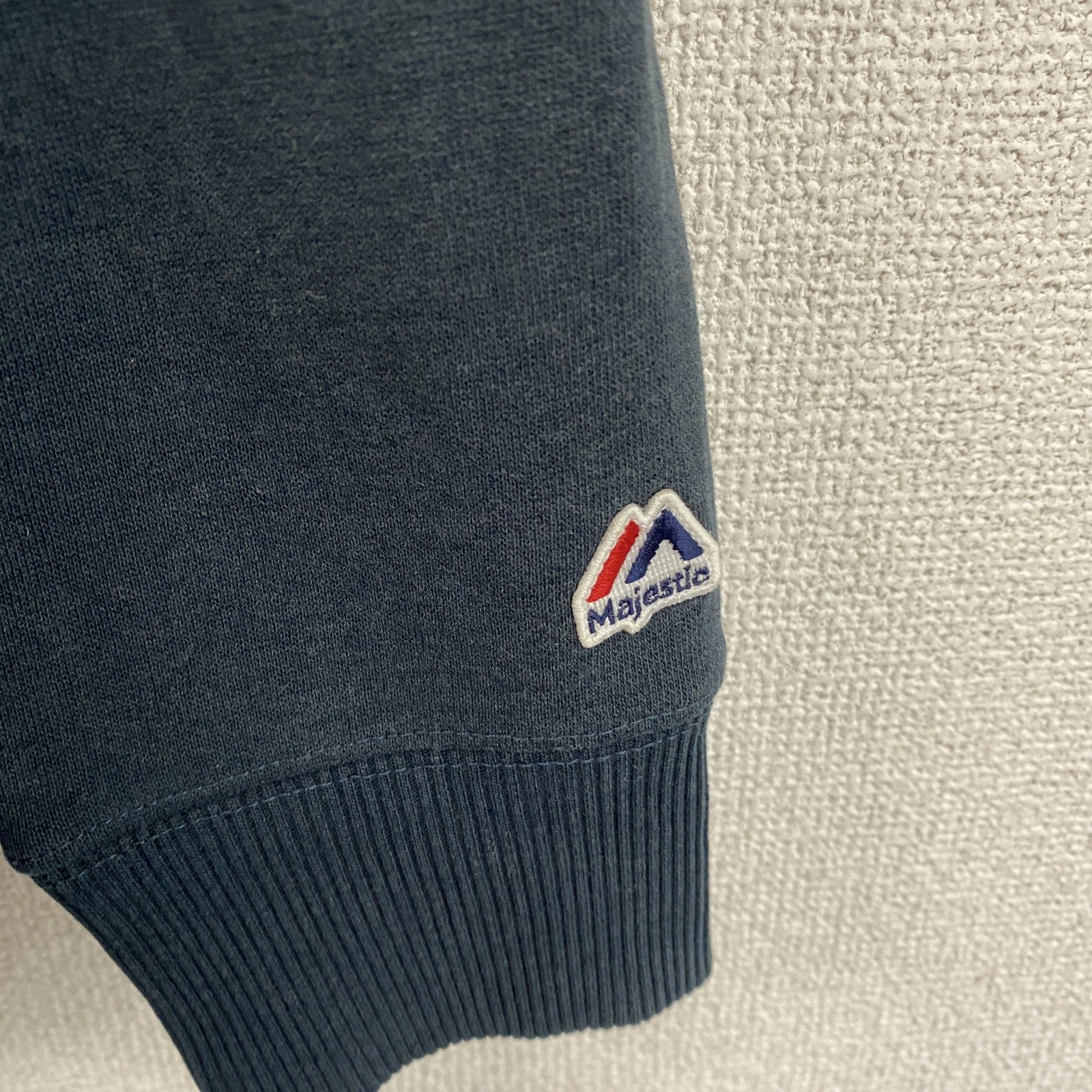 Majestic　マジェスティック　MLB　ニューヨークヤンキース　スウェットパーカー/フーディー　紺　ネイビー　Lサイズ