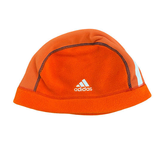 adidas　アディダス　ビーニー　フリースキャップ　パフォーマンスロゴ　オレンジ　OSFXサイズ　