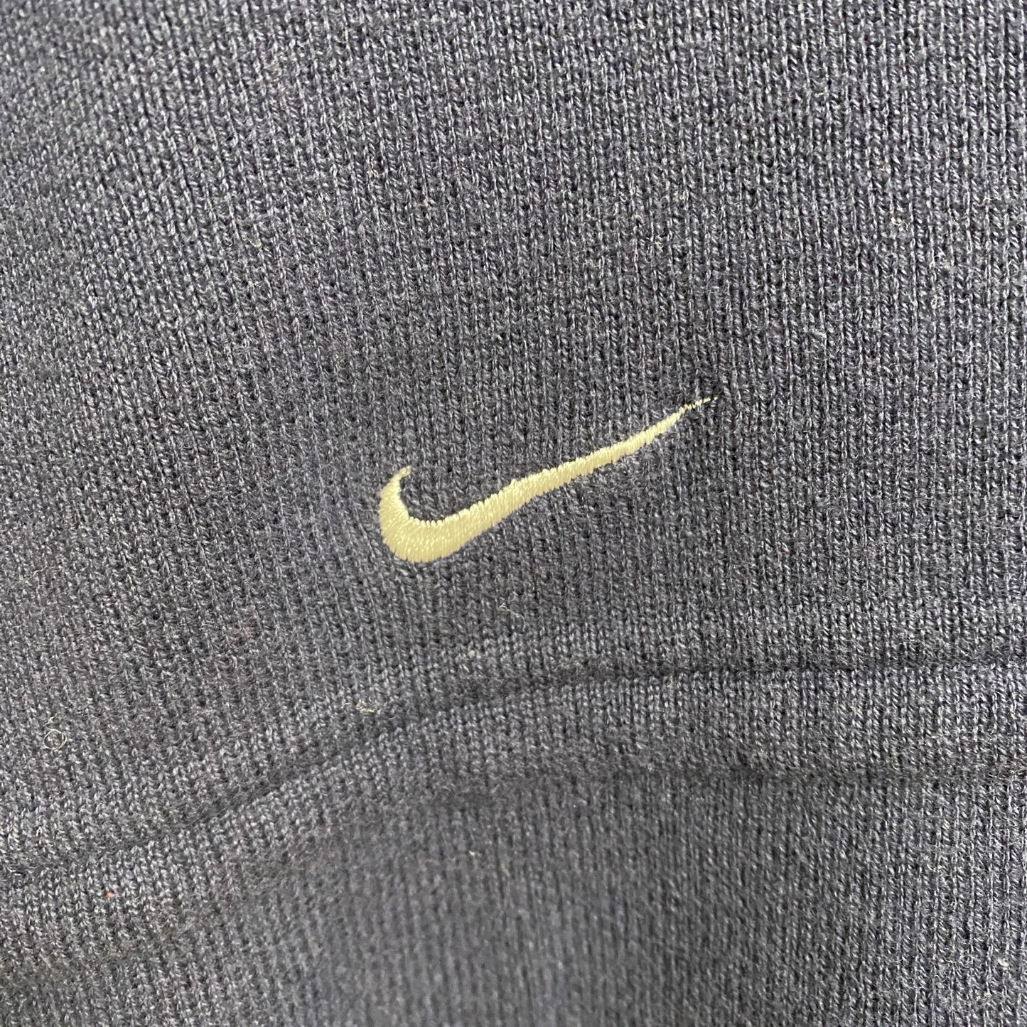 90s　NIKE　ナイキ　Vネックニットベスト　ヴィンテージ　フットボール　ネイビー　Lサイズ