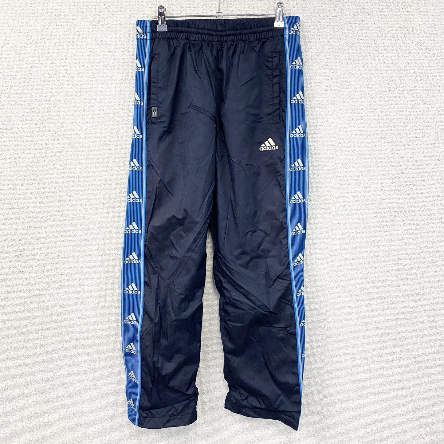 adidas　アディダス　トラックパンツ/ジャージパンツ　紺　ネイビー　Mサイズ