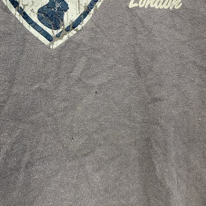 Hard Rock CAFE　ハードロックカフェ　半袖プリントTシャツ　茶色　ブラウン　Mサイズ