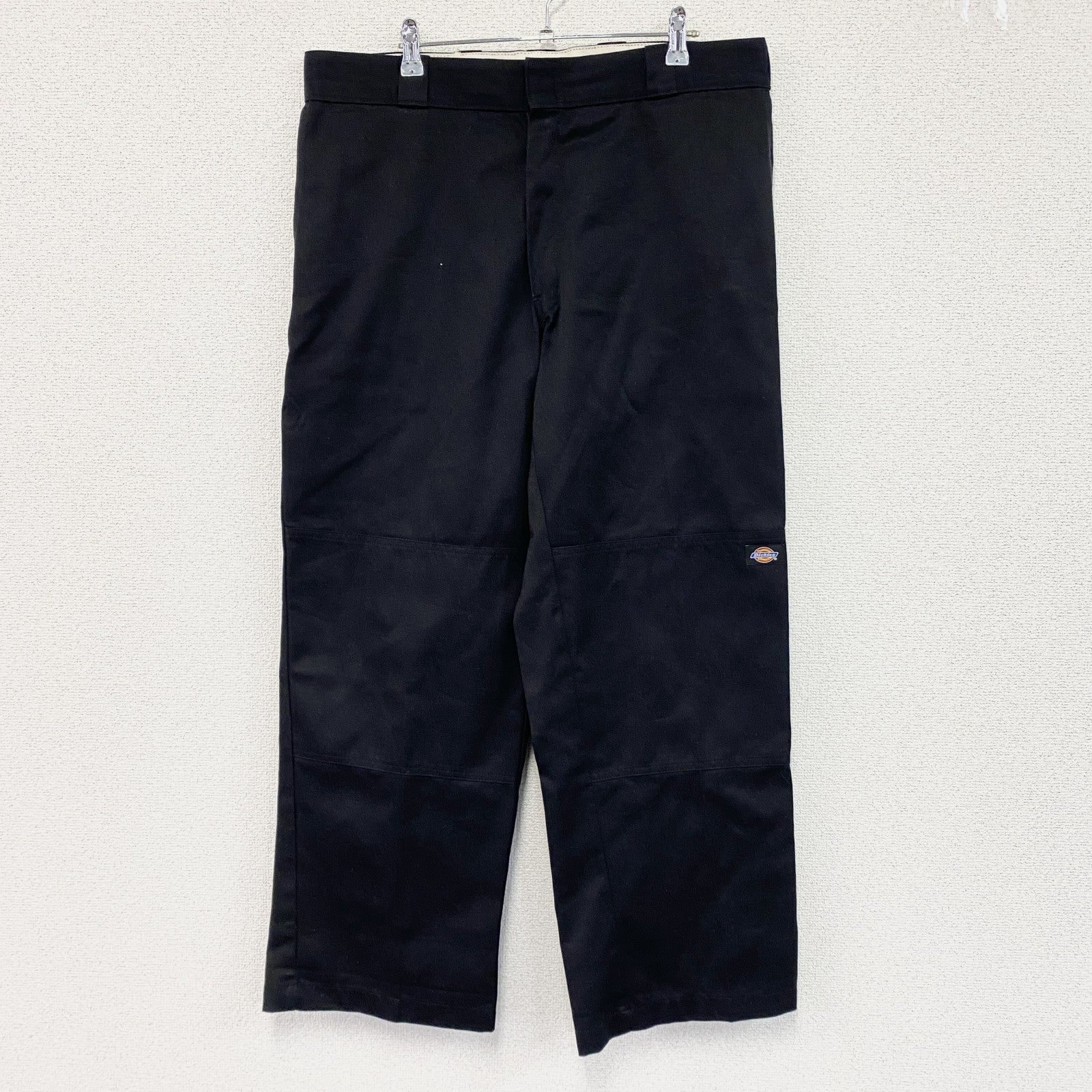 Dickies　ディッキーズ　ルーズフィットダブルニーワークパンツ　黒　ブラック　W36サイズ　