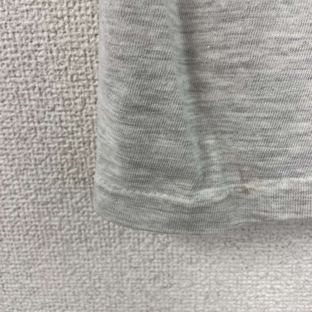 90s　NUTMEG　半袖プリントTシャツ　ヴィンテージ　シングルステッチ　灰色　グレー　Sサイズ