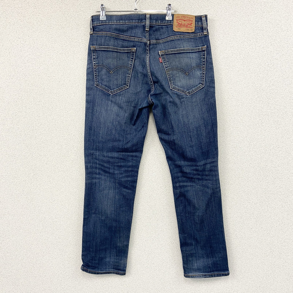 Levi's　リーバイス　541　デニムパンツ/ジーンズ　ジップフライ　縦落ち　鬼ヒゲ　インディゴ　W33サイズ