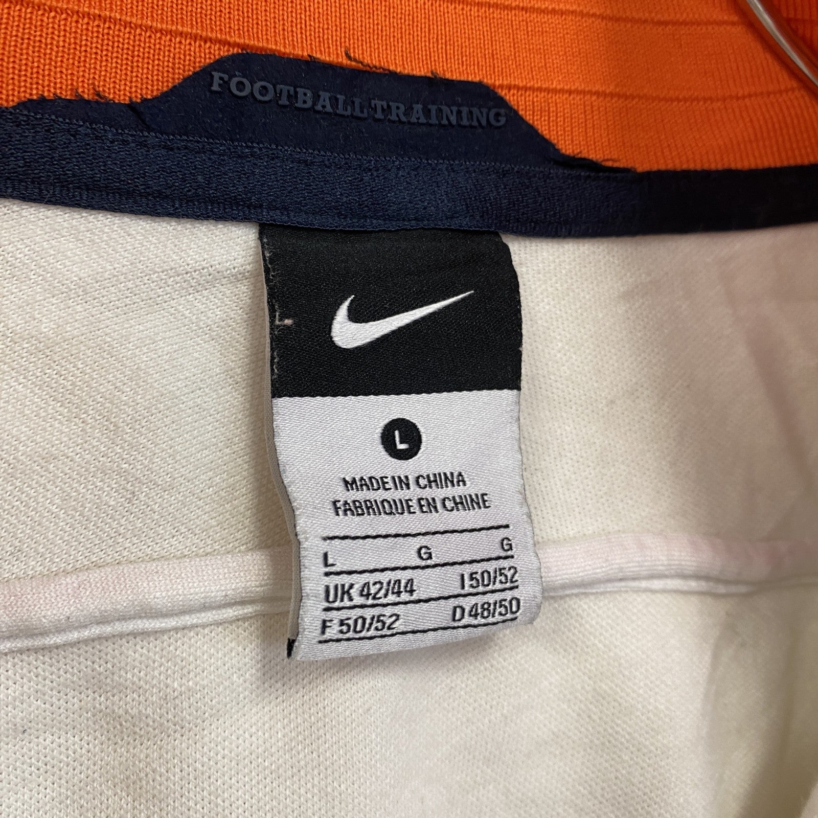 古着 used　NIKE　ナイキ　フルジップトラックジャケット/ジャージ　白　ホワイト　Lサイズ
