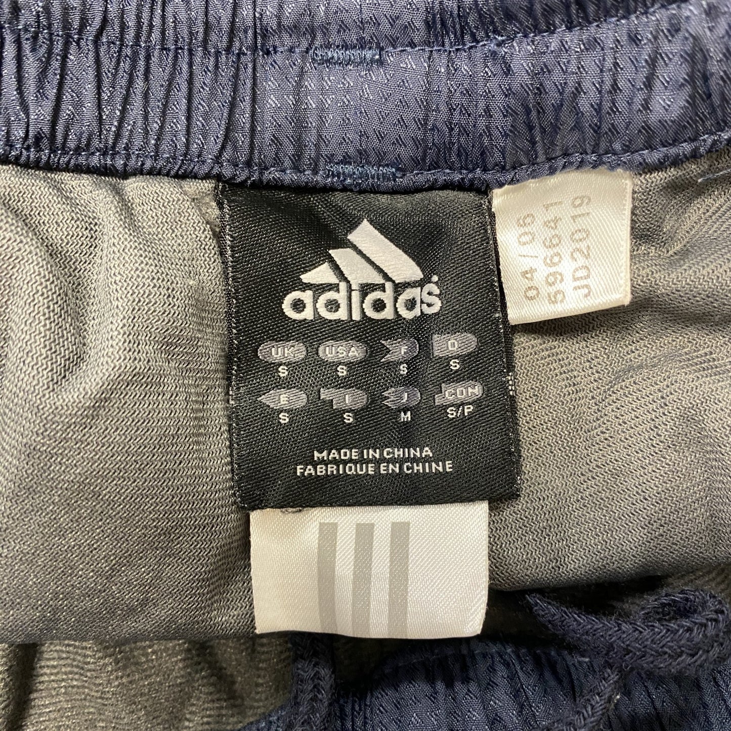 adidas　アディダス　トラックパンツ/ジャージパンツ　紺　ネイビー　Mサイズ