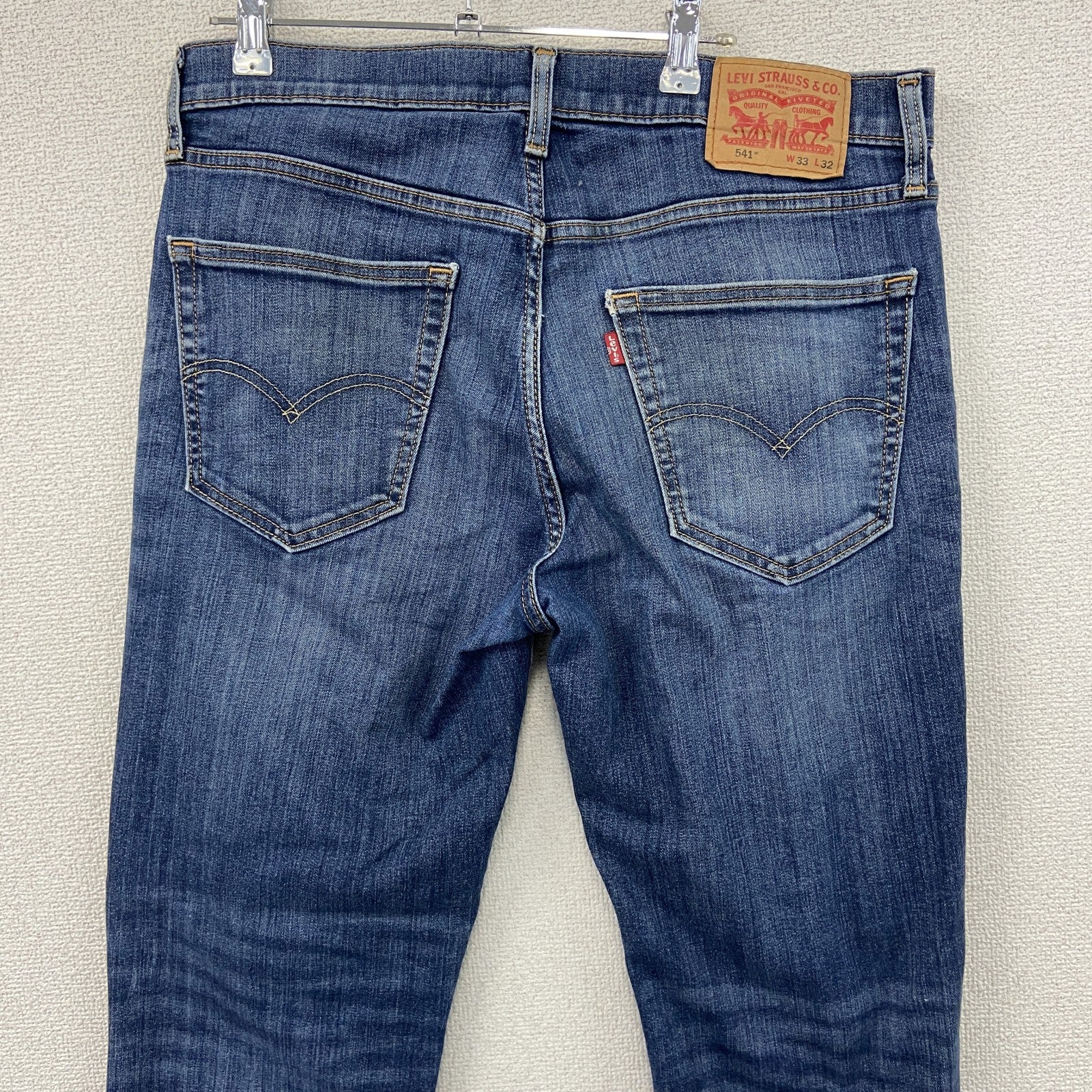 Levi's　リーバイス　541　デニムパンツ/ジーンズ　ジップフライ　縦落ち　鬼ヒゲ　インディゴ　W33サイズ