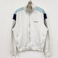 古着 used　adidas　アディダス　フルジップトラックジャケット/ジャージ　白　ホワイト　XLサイズ