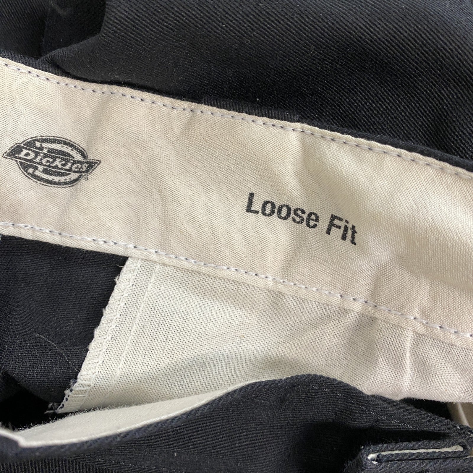 Dickies　ディッキーズ　ルーズフィットダブルニーワークパンツ　黒　ブラック　W36サイズ　