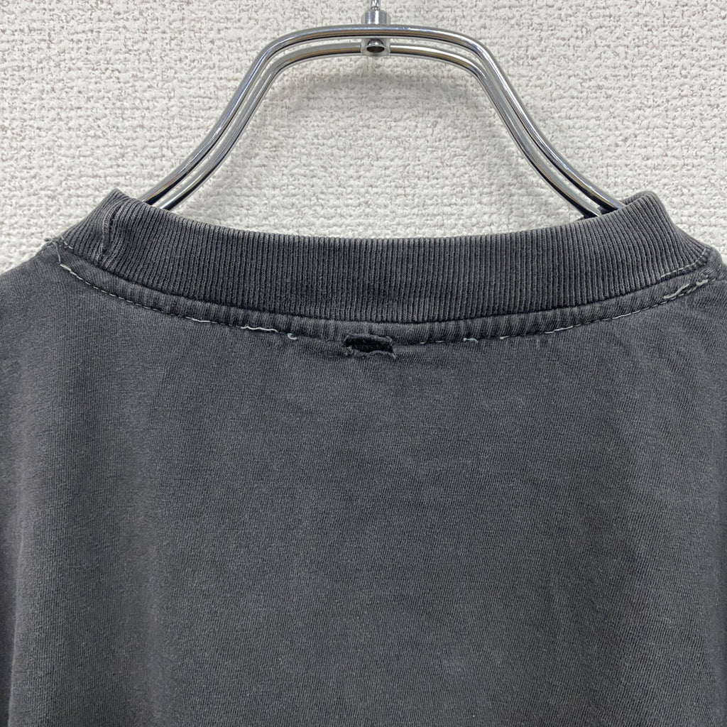 ～00s　HERITAGE　TRUCKER　半袖プリントTシャツ　インディアンプリント　ヴィンテージ　黒　ブラック　