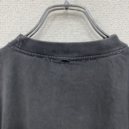 ～00s　HERITAGE　TRUCKER　半袖プリントTシャツ　インディアンプリント　ヴィンテージ　黒　ブラック　