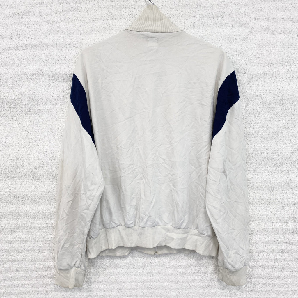 古着 used　adidas　アディダス　フルジップトラックジャケット/ジャージ　白　ホワイト　XLサイズ
