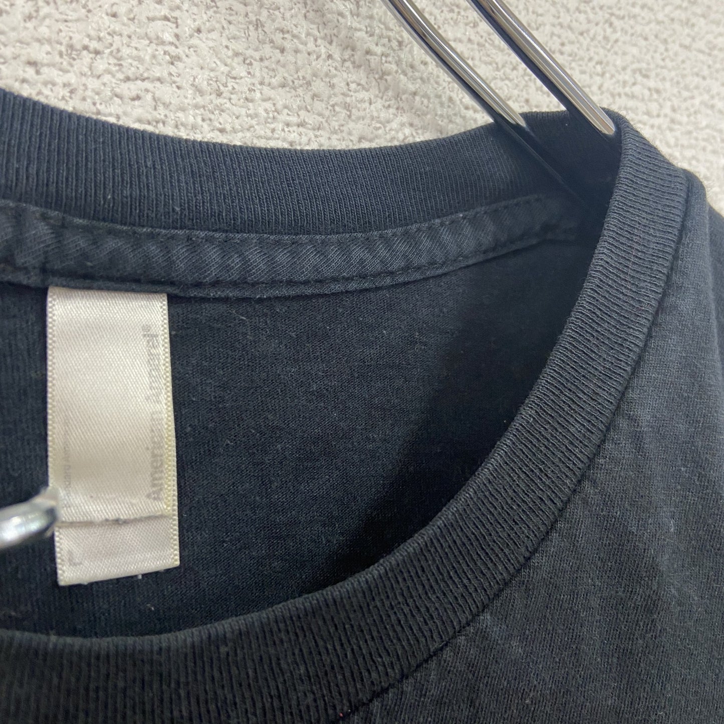 American Apparel　半袖プリントTシャツ　武士道　黒　ブラック　Lサイズ