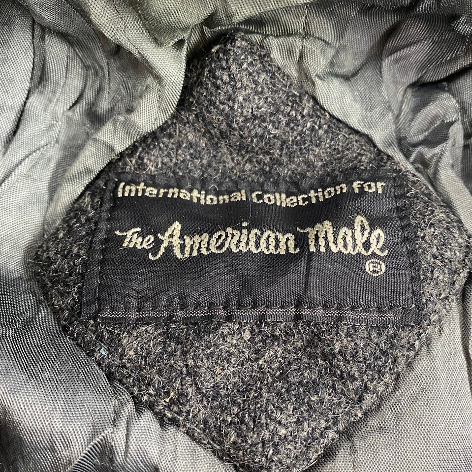 古着 used　American made　アメリカンメイド　ウールジャケット　灰色　ダークグレー