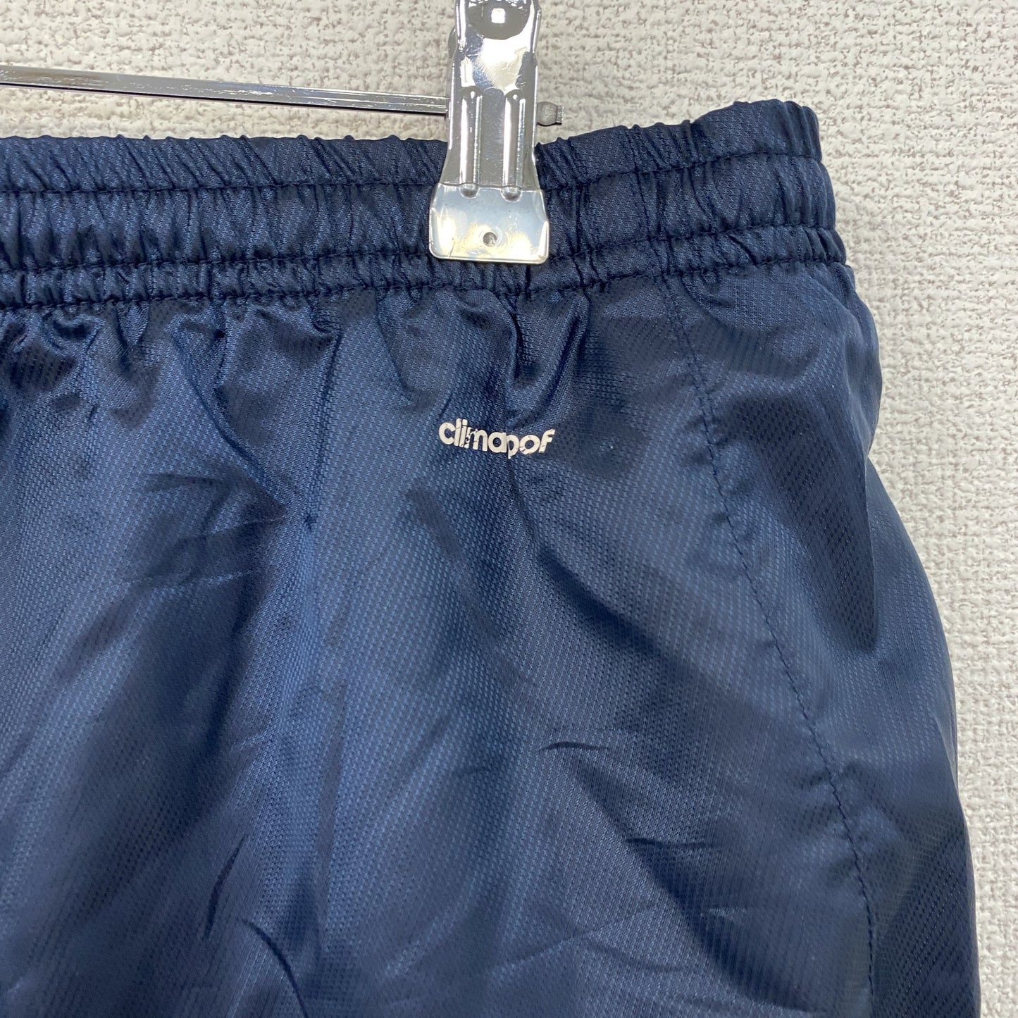 adidas　アディダス　トラックパンツ/ジャージ　パフォーマンスロゴ　ワンポイント　紺　ネイビー　Oサイズ