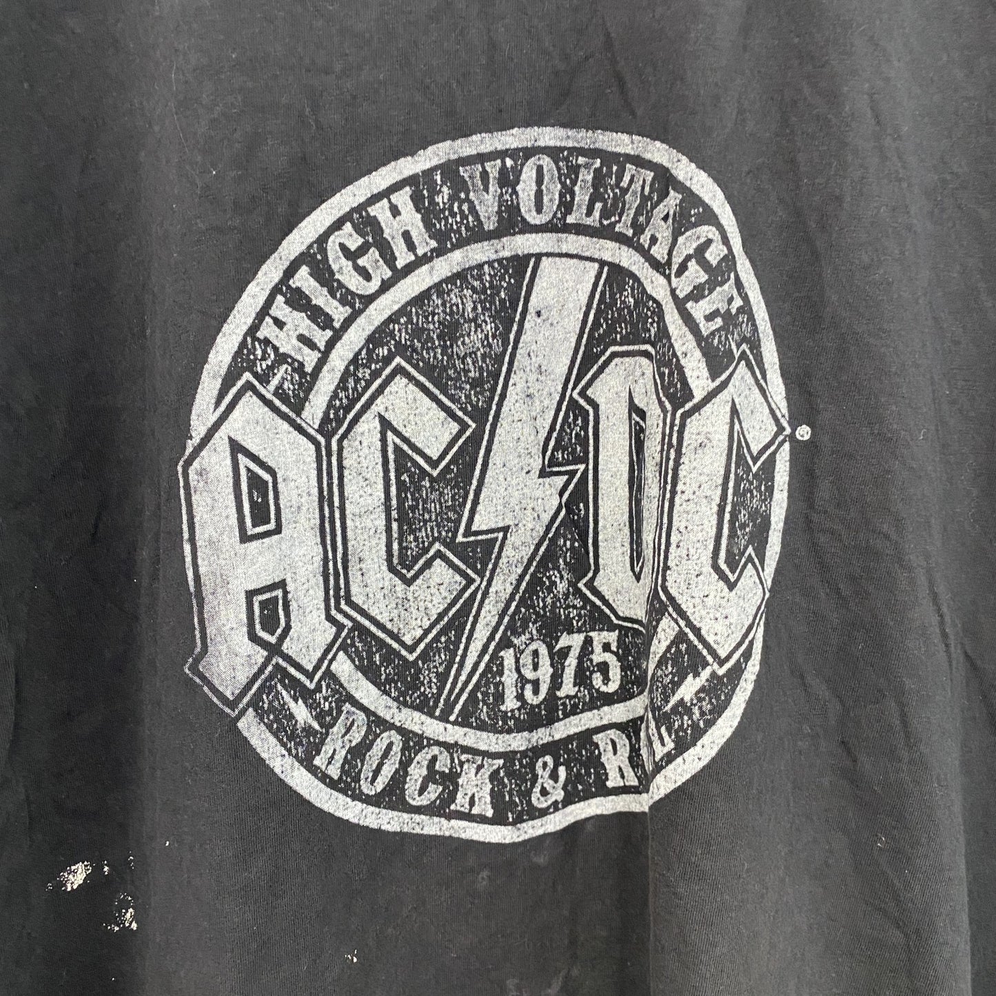 AC/DC　半袖プリントTシャツ　黒　ブラック　XLサイズ