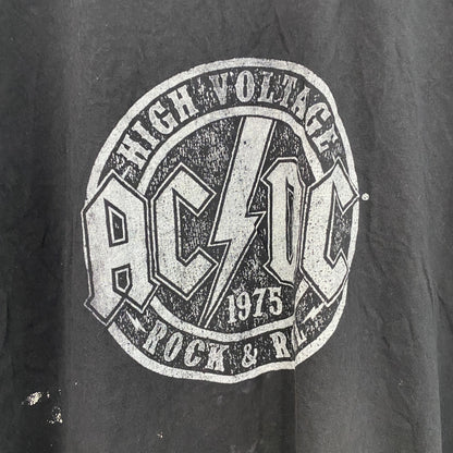 AC/DC　半袖プリントTシャツ　黒　ブラック　XLサイズ