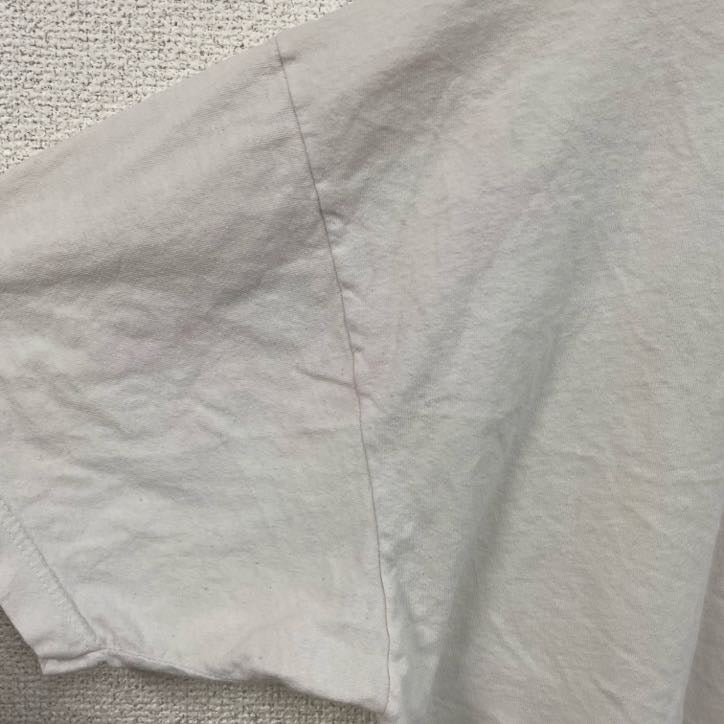 00s　Hanes　半袖プリントTシャツ　星条旗　ヴィンテージ　白　ホワイト　XLサイズ
