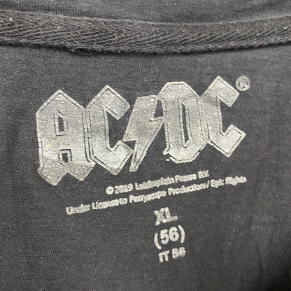 AC/DC　半袖プリントTシャツ　黒　ブラック　XLサイズ