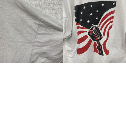 00s　Hanes　半袖プリントTシャツ　星条旗　ヴィンテージ　白　ホワイト　XLサイズ