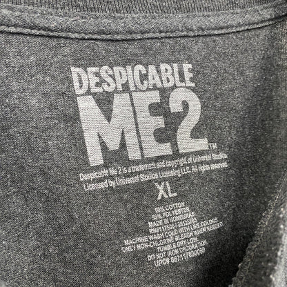 ME2　ミニオン　半袖プリントTシャツ　灰色　グレー　XLサイズ