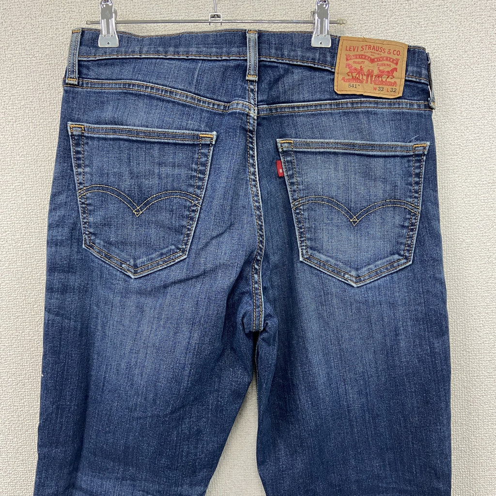 Levi's　リーバイス　541　デニムパンツ/ジーンズ　縦落ち　鬼ヒゲ　ジップフライ　インディゴ　W33サイズ