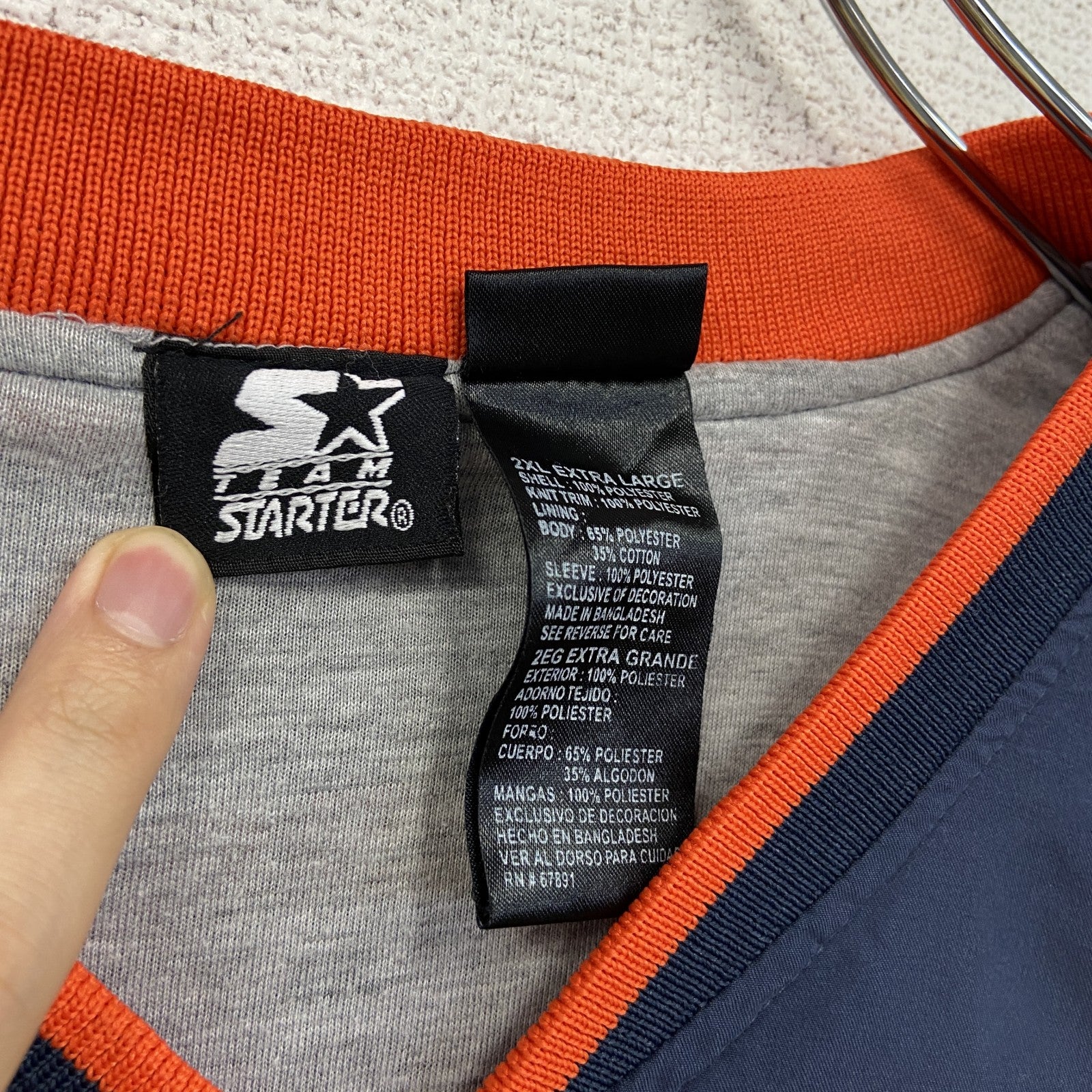 STARTER　スターター　プルオーバージャケット　紺　ネイビー　2XLサイズ