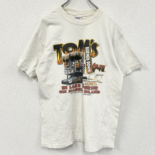 00s　GILDAN　半袖Tシャツ　ヴィンテージ　白　ホワイト　Mサイズ