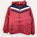 古着 used　TOOMY HILFIGER　トミーヒルフィガー　フルジップダウンジャケット　赤　レッド　Lサイズ