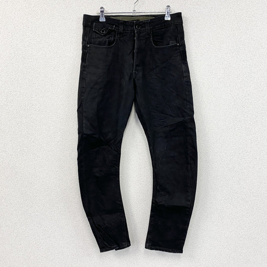 G-STAR RAW　ジースターロゥ　ARC　3D　デニムパンツ/ジーンズ　ボタンフライ　黒　ブラック　W30サイズ