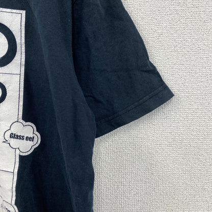FRA　国立研究開発法人　水産研究　半袖Tシャツ　鰻　ランドルト環　黒　ブラック　Lサイズ　