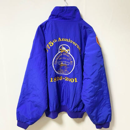 古着 used　GAME SPORTSWEAR　長袖裏フリースナイロンジャケット　アウター　ワッペン　ビックシルエット　XLサイズ