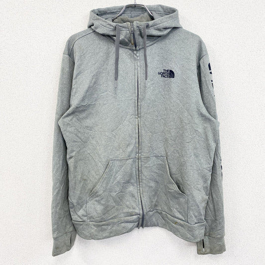 古着 used　THE NORTH FACE　ザノースフェイス　フルジップパーカー/フーディ　灰色　グレー　Lサイズ