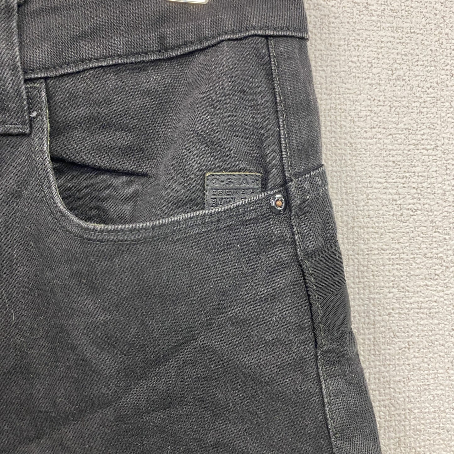 G-STAR RAW　ジースターロゥ　ARC　3D　デニムパンツ/ジーンズ　ボタンフライ　黒　ブラック　W30サイズ