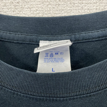 FRA　国立研究開発法人　水産研究　半袖Tシャツ　鰻　ランドルト環　黒　ブラック　Lサイズ　