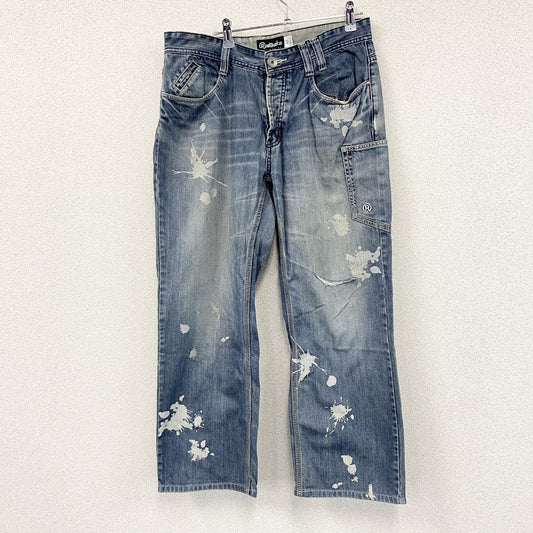 Real Bvoioe　デニムパンツ/ジーンズ　ボタン開き　インディゴ　W32サイズ