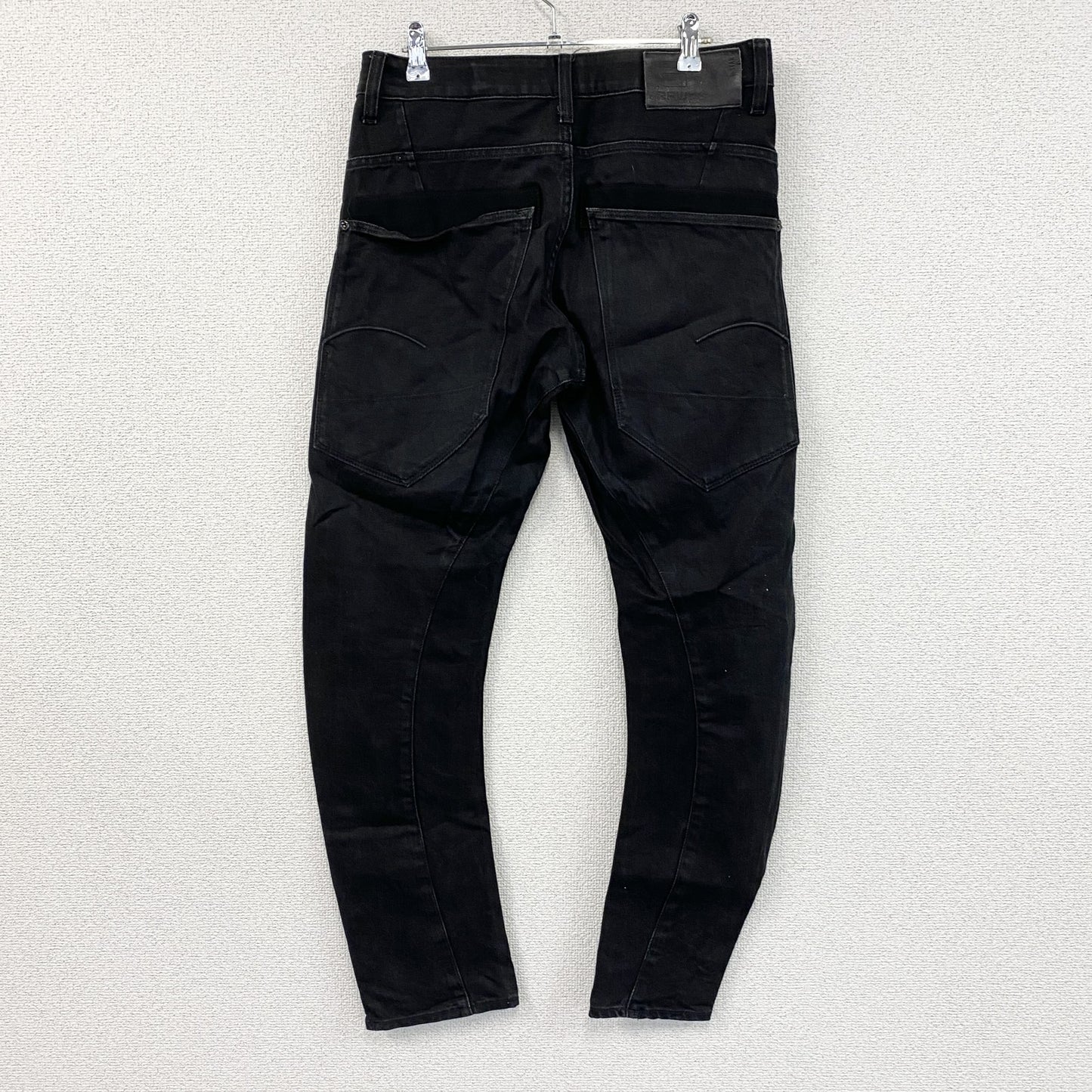 G-STAR RAW　ジースターロゥ　ARC　3D　デニムパンツ/ジーンズ　ボタンフライ　黒　ブラック　W30サイズ