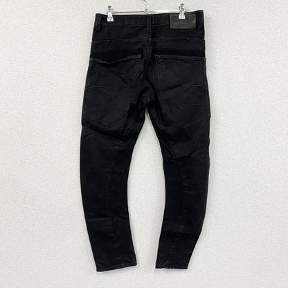 G-STAR RAW　ジースターロゥ　ARC　3D　デニムパンツ/ジーンズ　ボタンフライ　黒　ブラック　W30サイズ