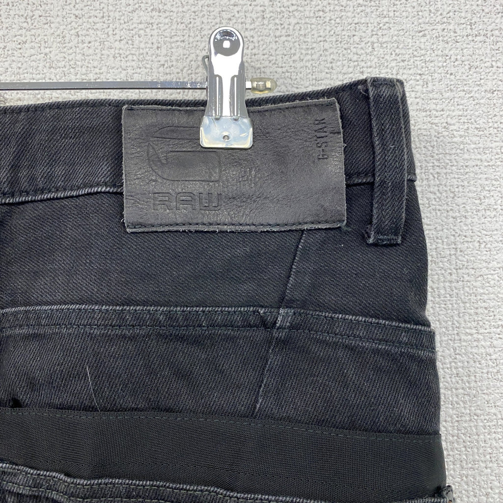 G-STAR RAW　ジースターロゥ　ARC　3D　デニムパンツ/ジーンズ　ボタンフライ　黒　ブラック　W30サイズ