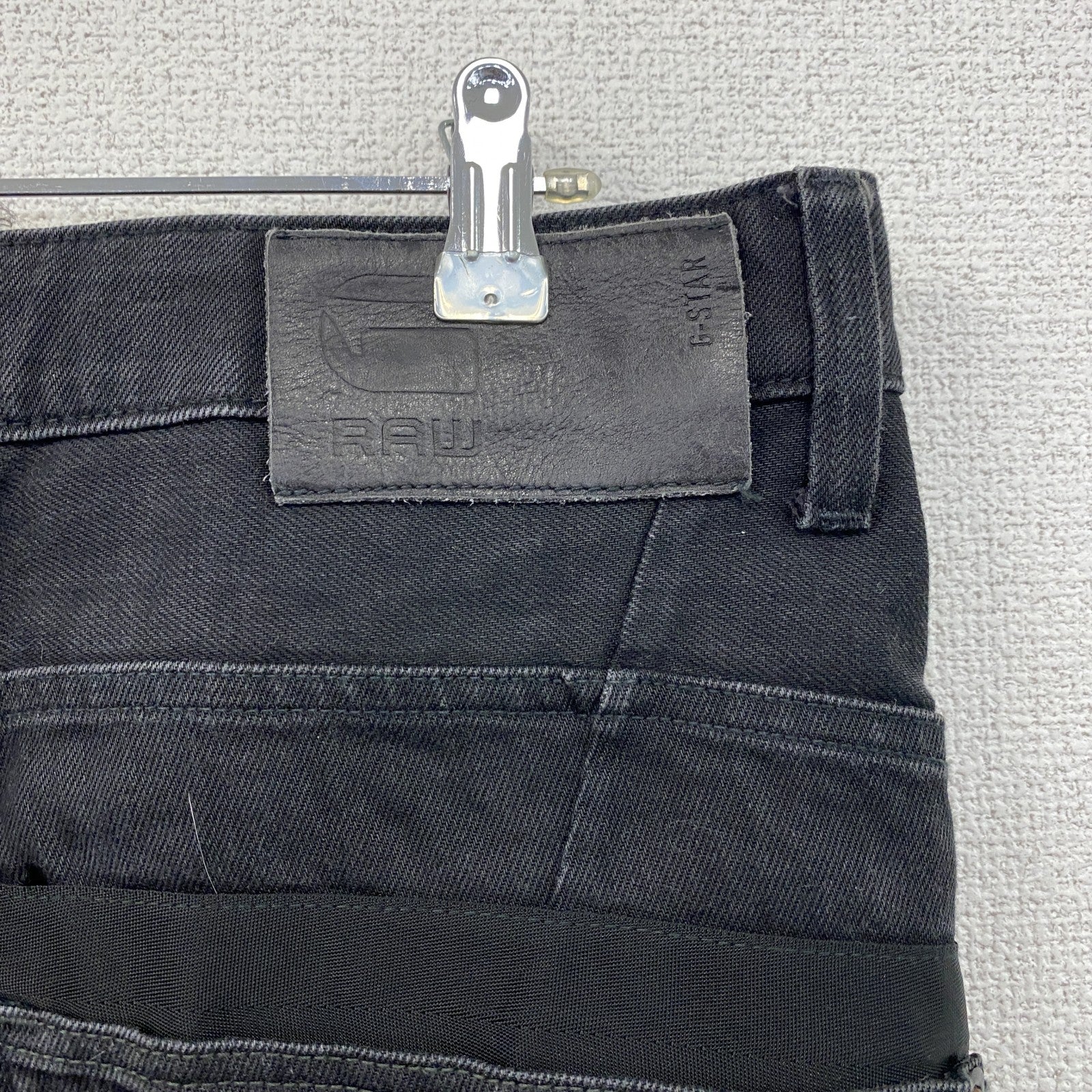 G-STAR RAW　ジースターロゥ　ARC　3D　デニムパンツ/ジーンズ　ボタンフライ　黒　ブラック　W30サイズ