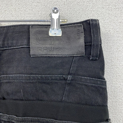 G-STAR RAW　ジースターロゥ　ARC　3D　デニムパンツ/ジーンズ　ボタンフライ　黒　ブラック　W30サイズ