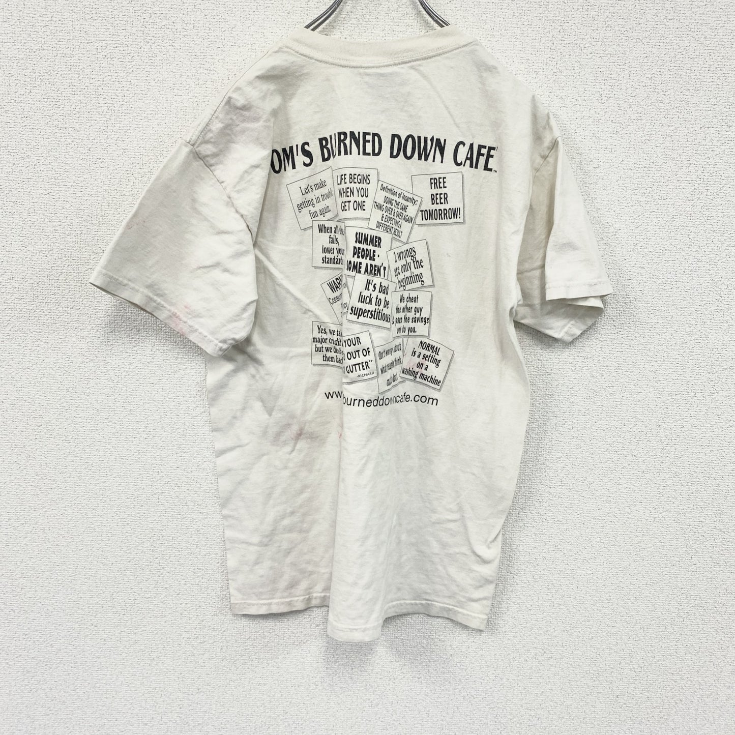 00s　GILDAN　半袖Tシャツ　ヴィンテージ　白　ホワイト　Mサイズ