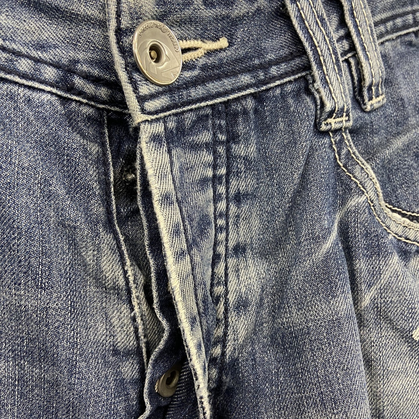 Real Bvoioe　デニムパンツ/ジーンズ　ボタン開き　インディゴ　W32サイズ