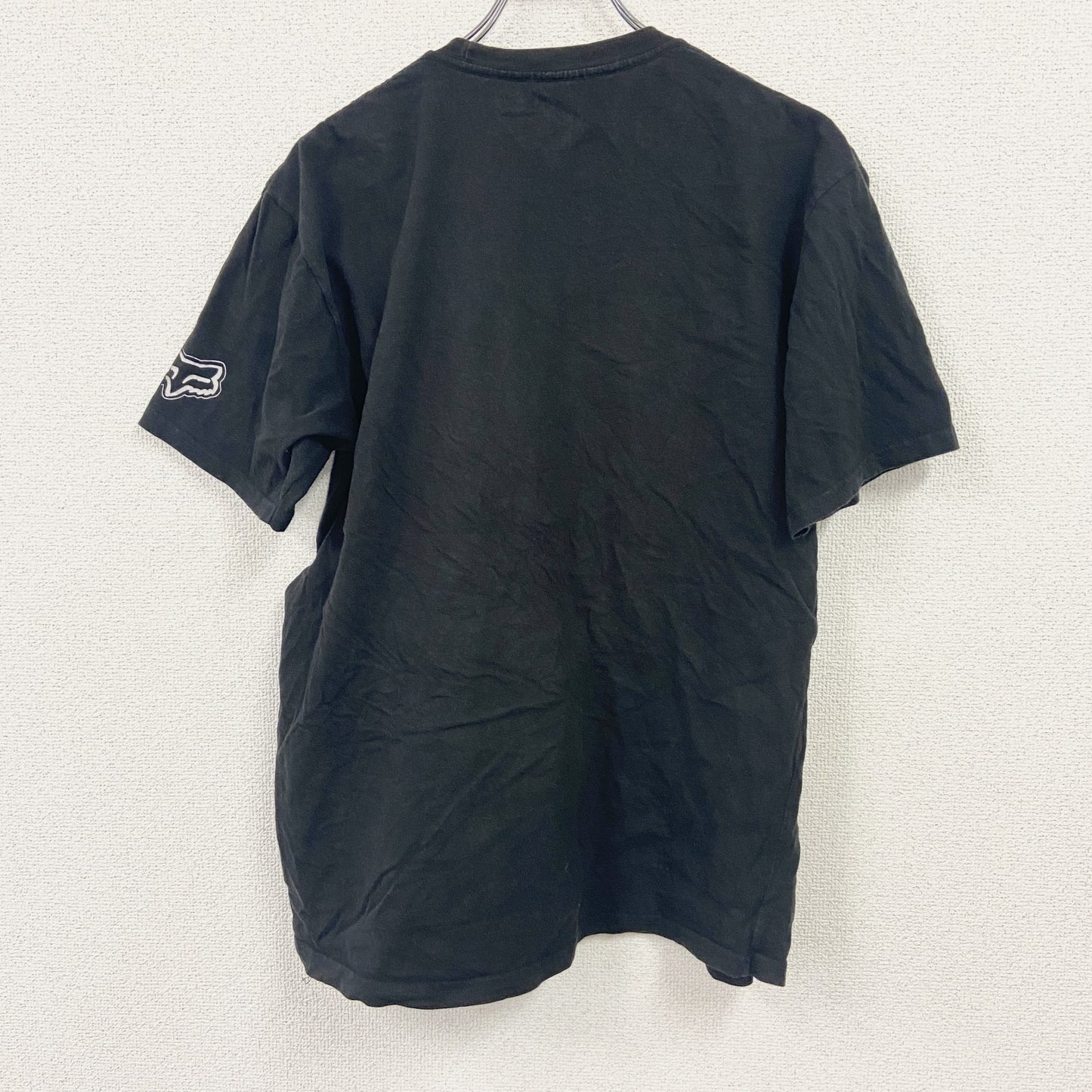 FOX　フォックス　半袖プリントTシャツ　黒　ブラック　Lサイズ