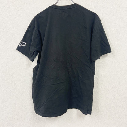 FOX　フォックス　半袖プリントTシャツ　黒　ブラック　Lサイズ
