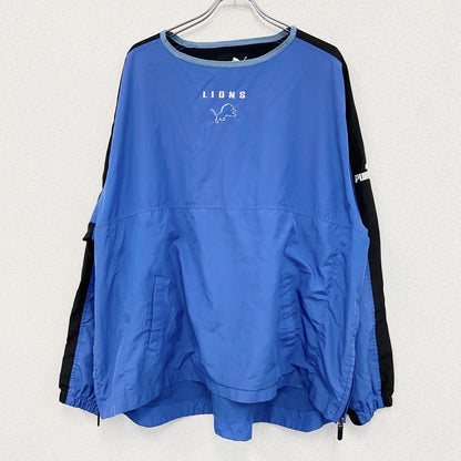 NFL　PUMA　プーマ　プルオーバージャケット　青　ブルー　2XLサイズ