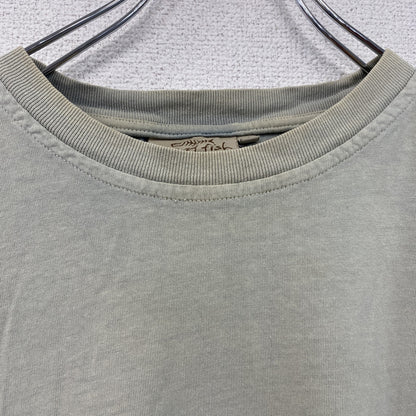 Weird fish　半袖プリントTシャツ　ミントグレー　Mサイズ
