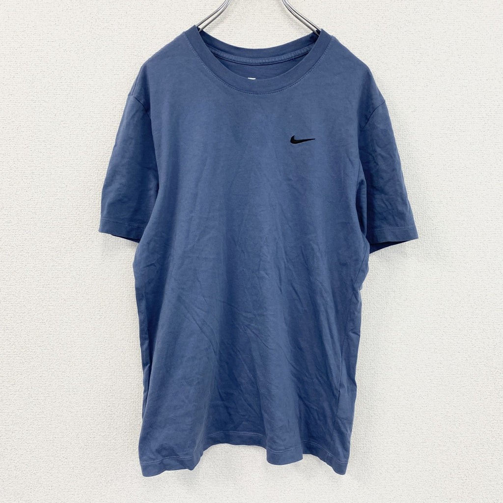 NIKE　ナイキ　半袖プリントTシャツ　スウッシュ　青　ブルー　Lサイズ　